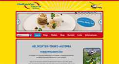 Desktop Screenshot of helikopter-tours-austria.at